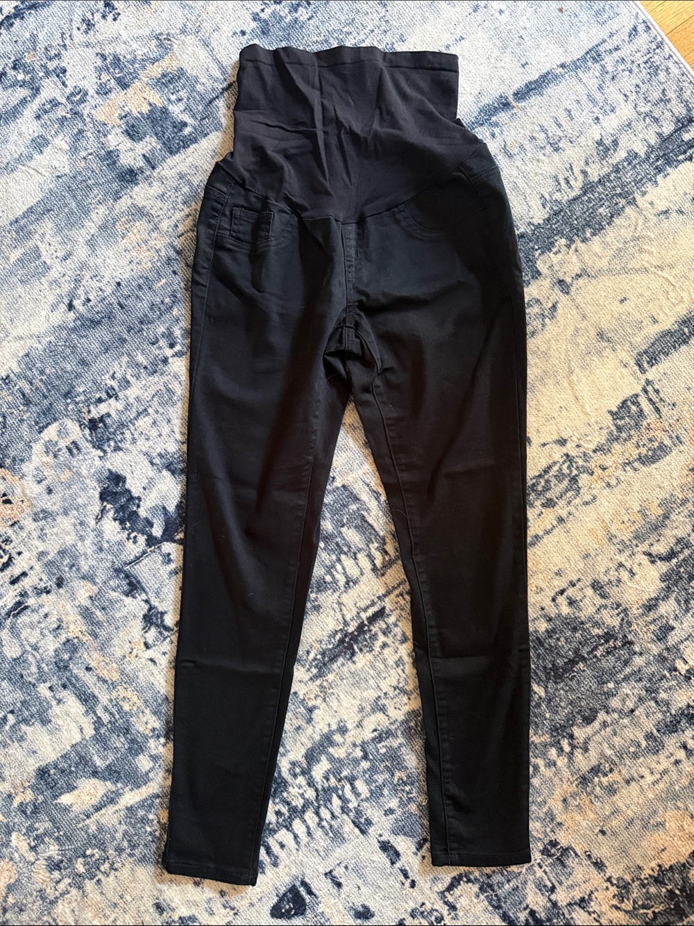 Indigo Blue Maternity Skinny Pants in Black